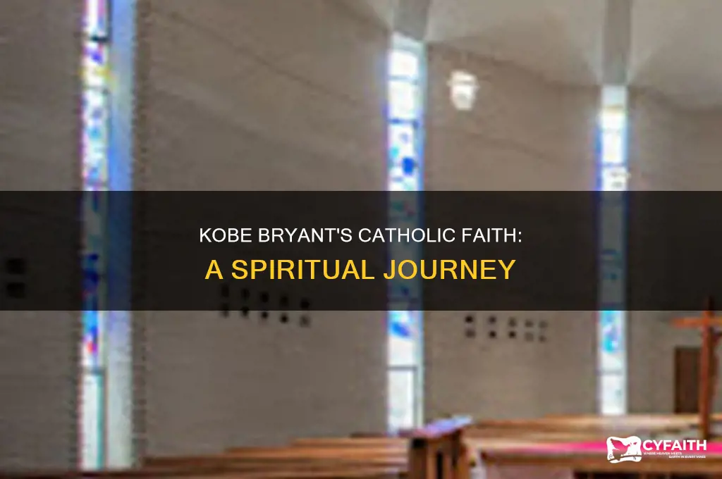when did kobe bryant become a catholic