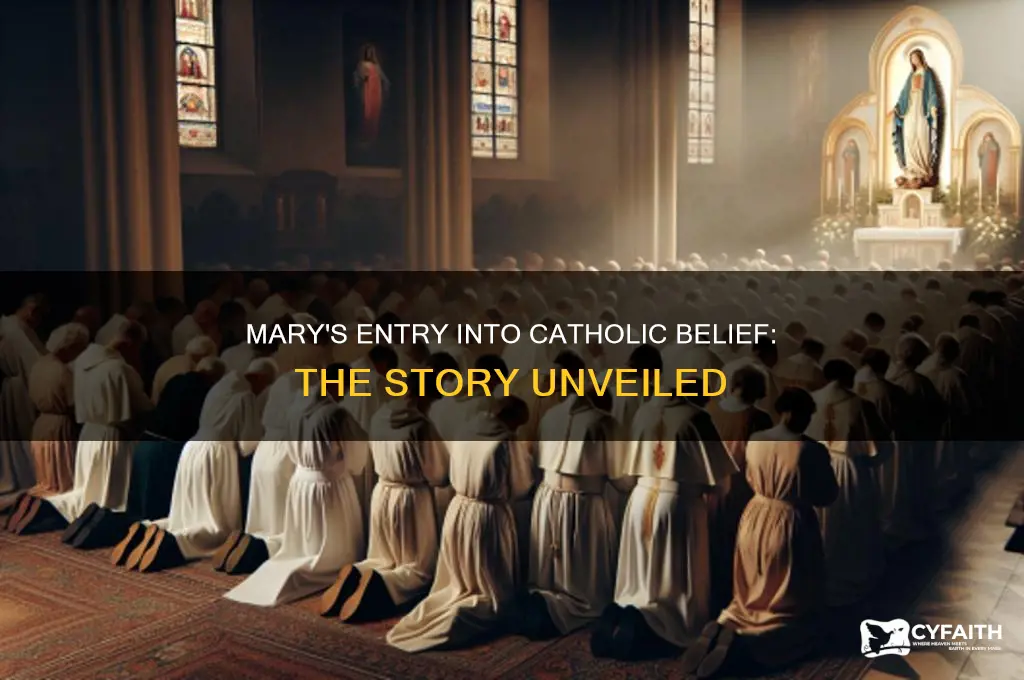 when did mary enter catholic belief