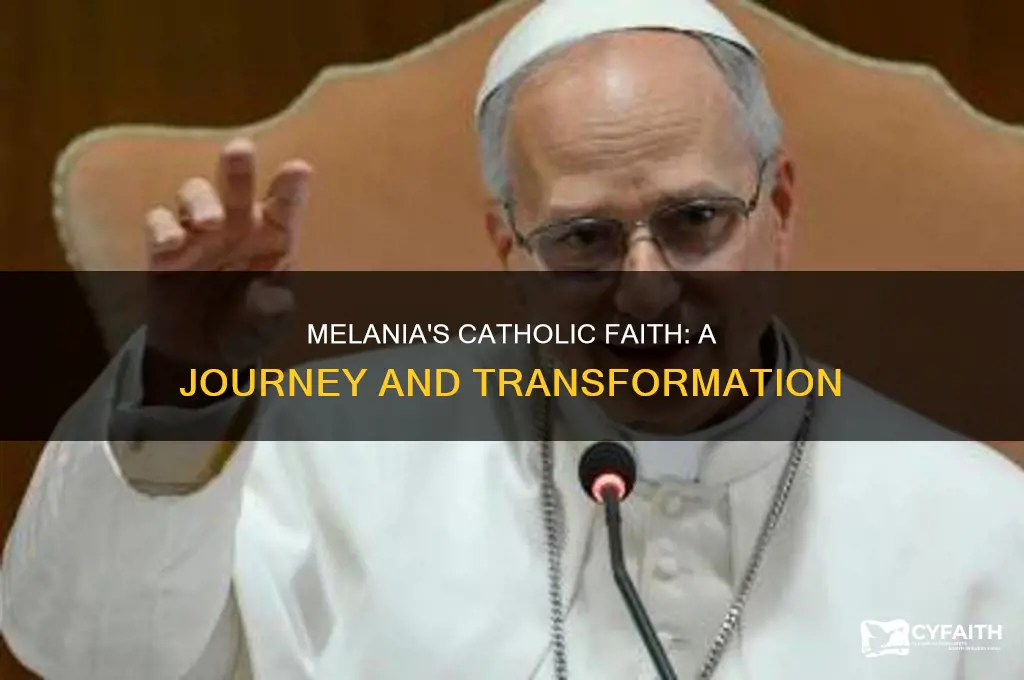 when did melania become a catholic