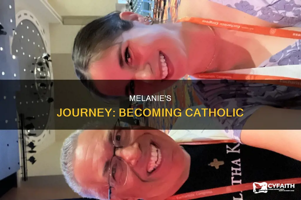 when did melanie become a catholic