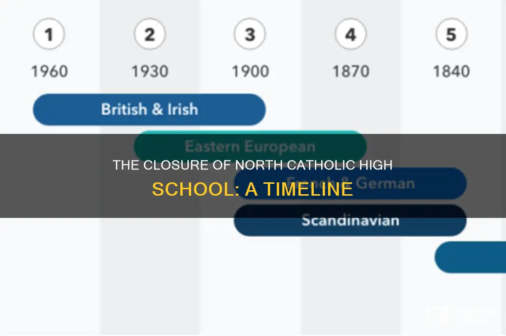 when did north catholic close