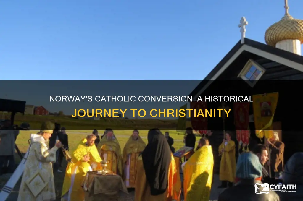 when did norway turn catholic
