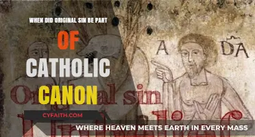 Original Sin's Entry into Catholic Canon: A Historical Overview