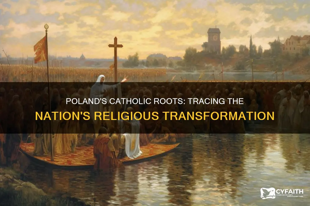 when did poland become catholic