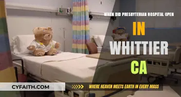 Whittier's Presbyterian Hospital: A Historical Opening Date Revealed