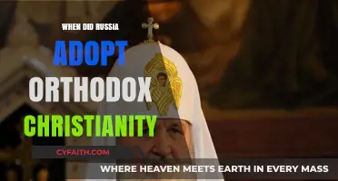 Russia's Embrace of Orthodox Christianity: A Historical Turning Point