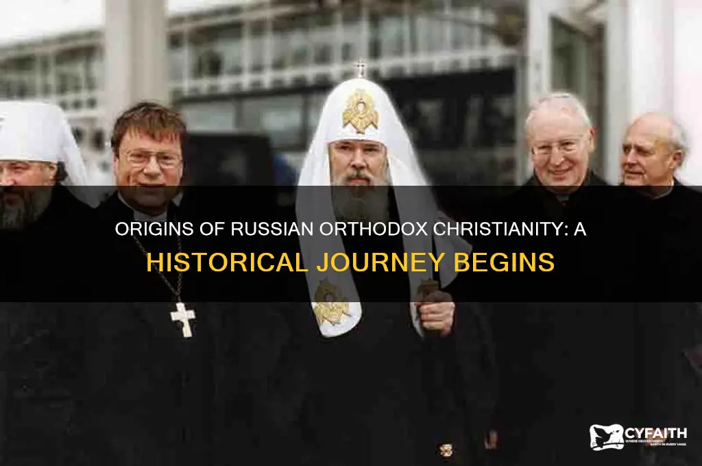 when did russian orthodox begin