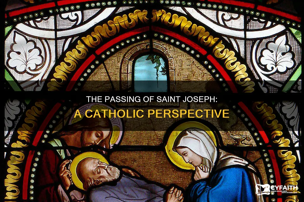 when did st joseph die catholic