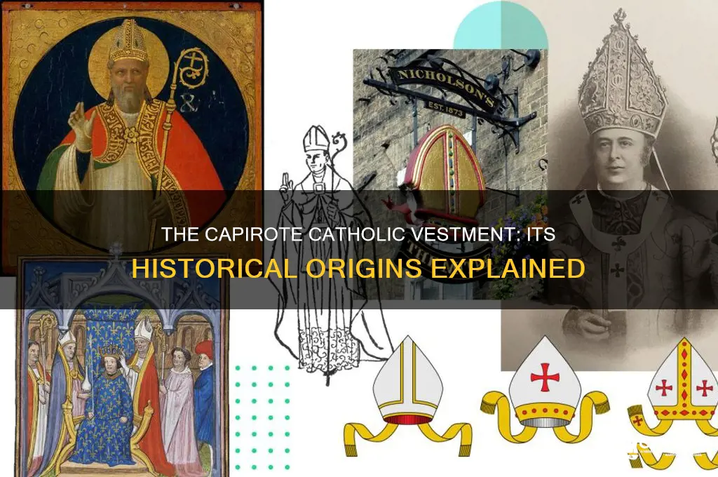 when did the capirote catholic vestment start