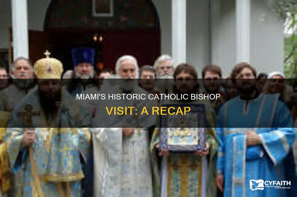 when did the catholic bishop visit miami