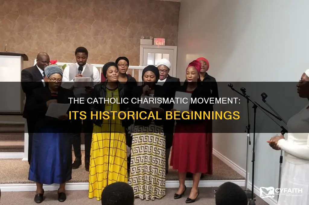 when did the catholic charismatic movement began