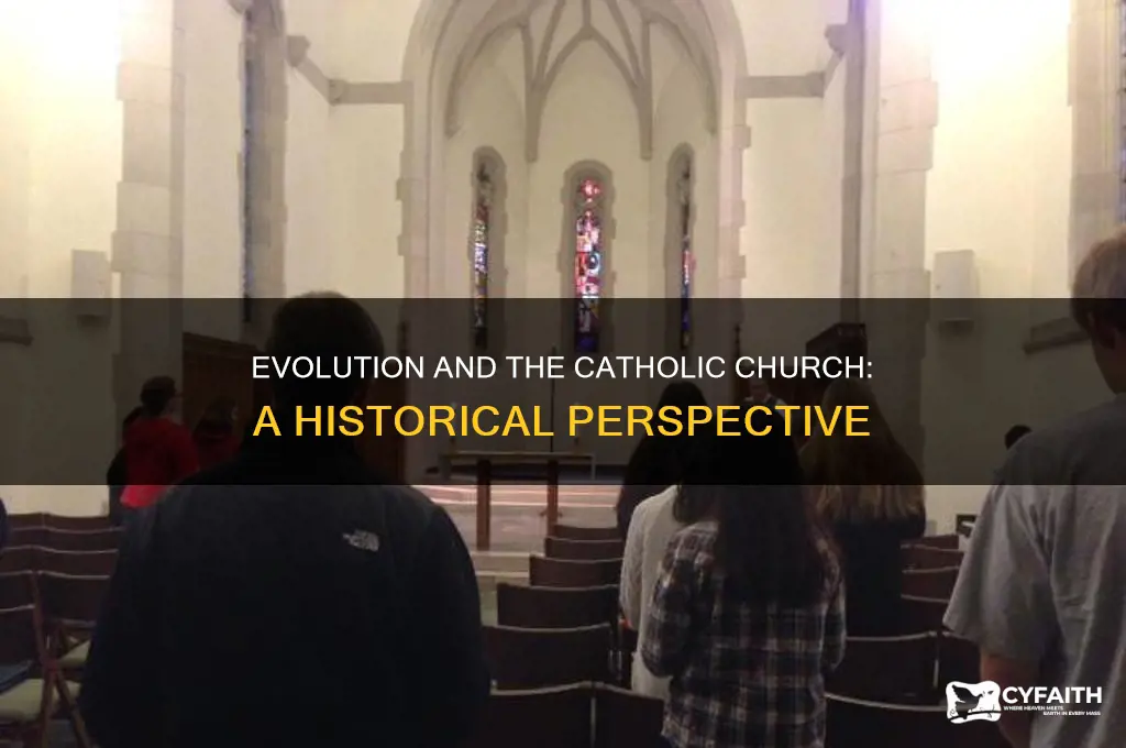 when did the catholic chiurch accept evolution