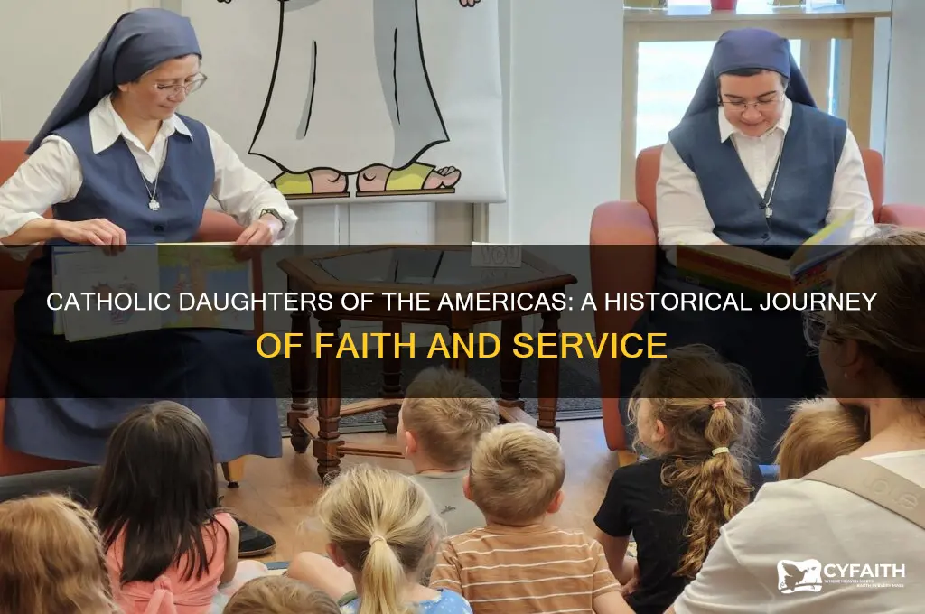 when did the catholic daughters of the americas start
