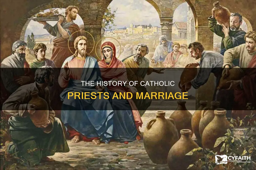 when did the catholic preists stop marrying
