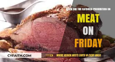 Catholic Meat Abstinence on Fridays: Historical Origins and Evolution
