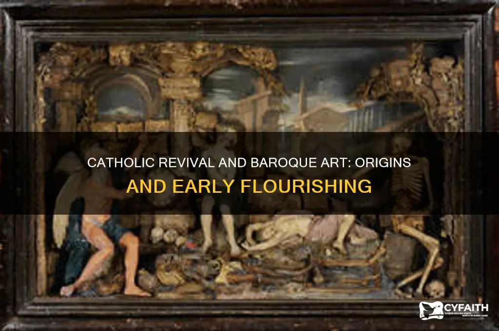 when did the catholic revival and baroque art start