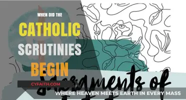 The Catholic Scrutinies: When Did They Start?