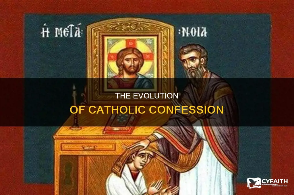 when did the catholic tradition of confession begin
