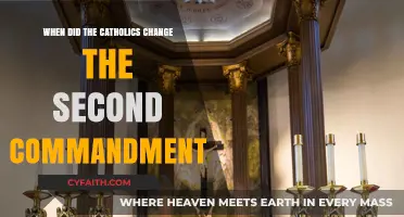 How Catholics Split the Second Commandment