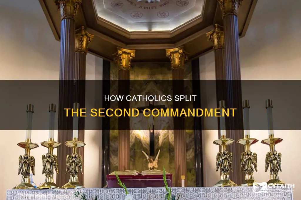 when did the catholics change the second commandment