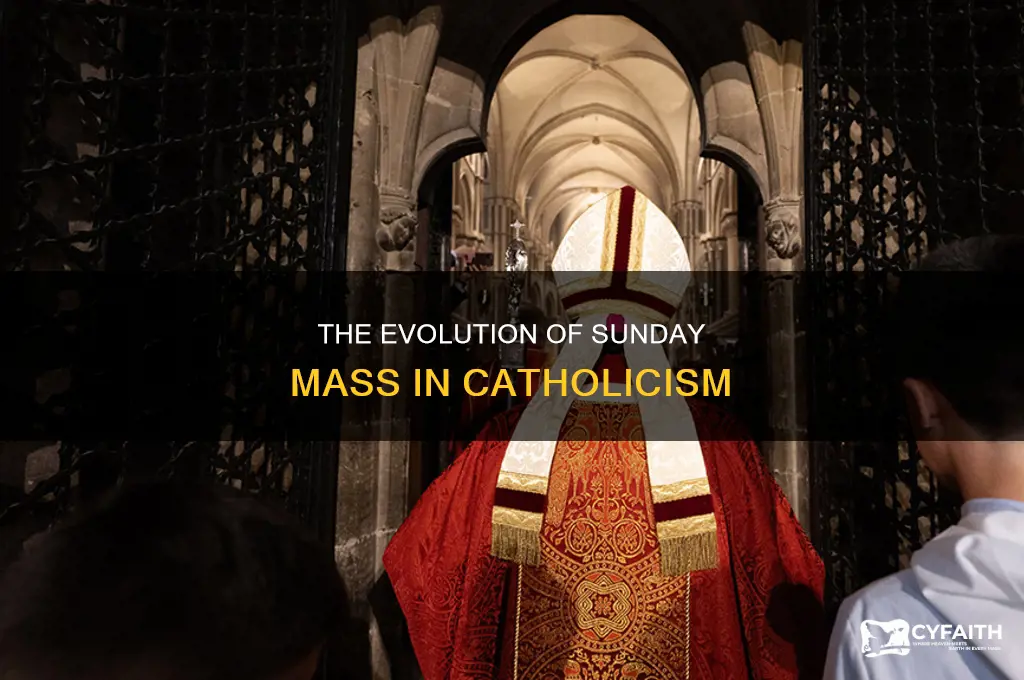 when did the catholics start celebrating sunday