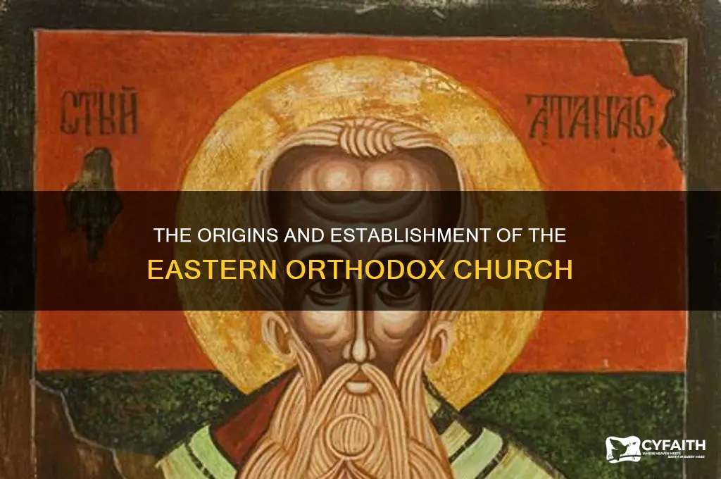 when did the eastern orthodox chuch get established