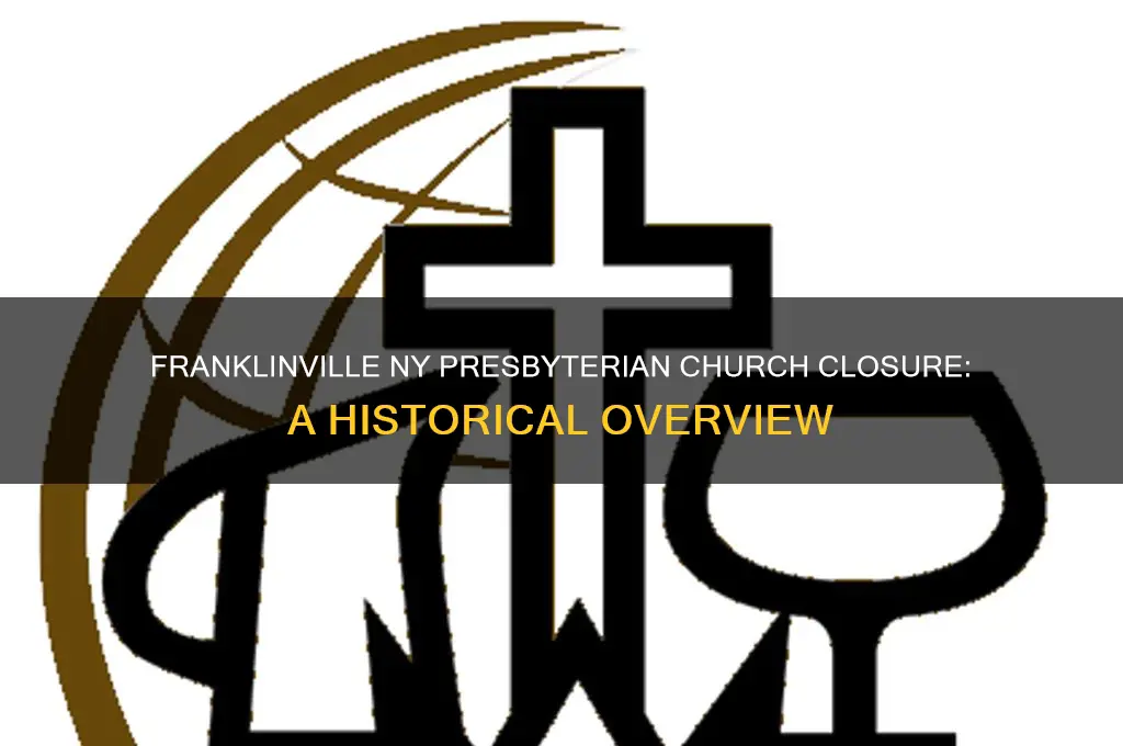 when did the franklinville new york presbyterian church close