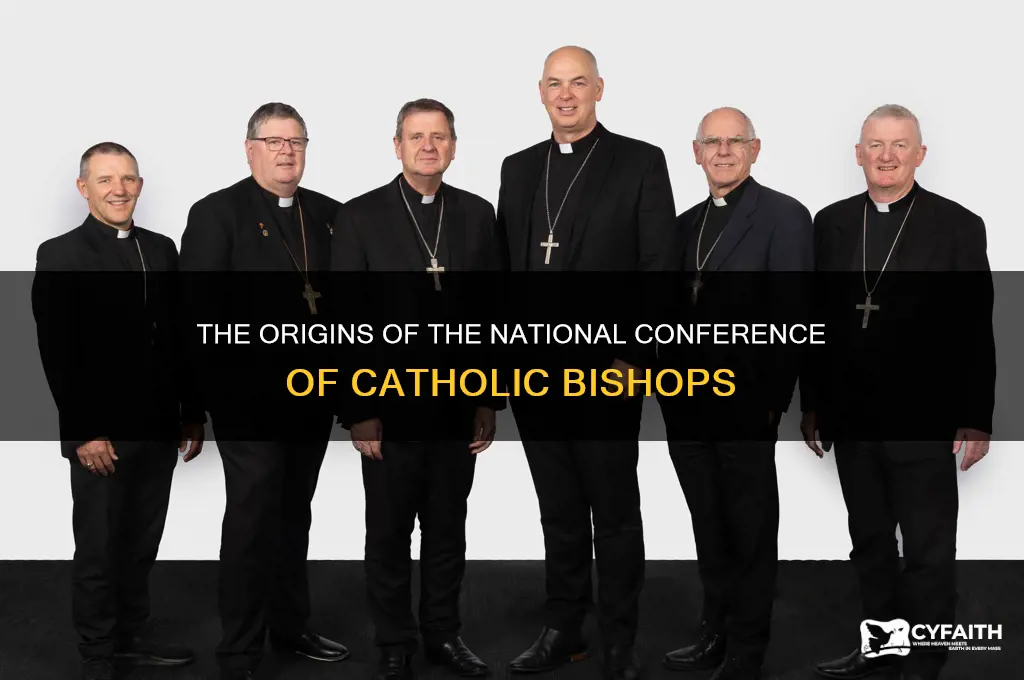 when did the national conference of catholic bishops start