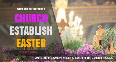 The Orthodox Church's Easter Establishment: A Historical Timeline