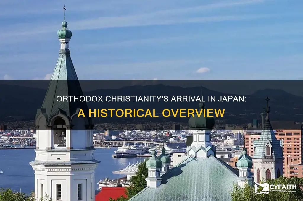 when did the orthodox reach japan