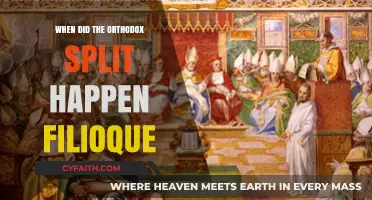 The Great Schism: When Did the Orthodox Split Over Filioque?