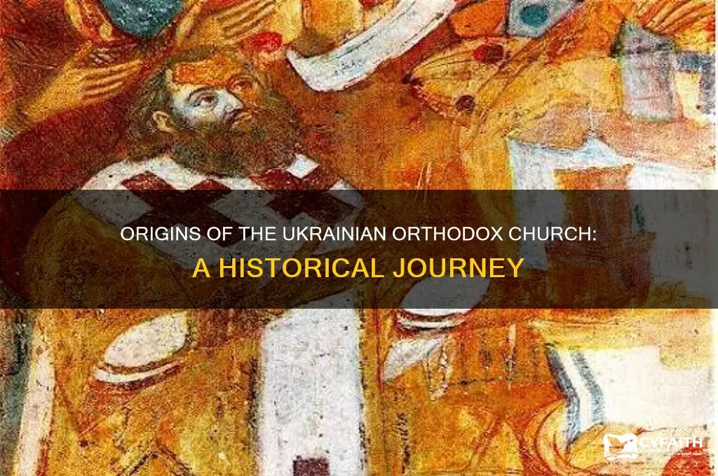 when did the ukranian orthodox church begin