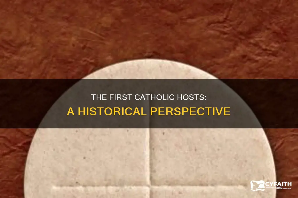 when did they start offering the catholic host