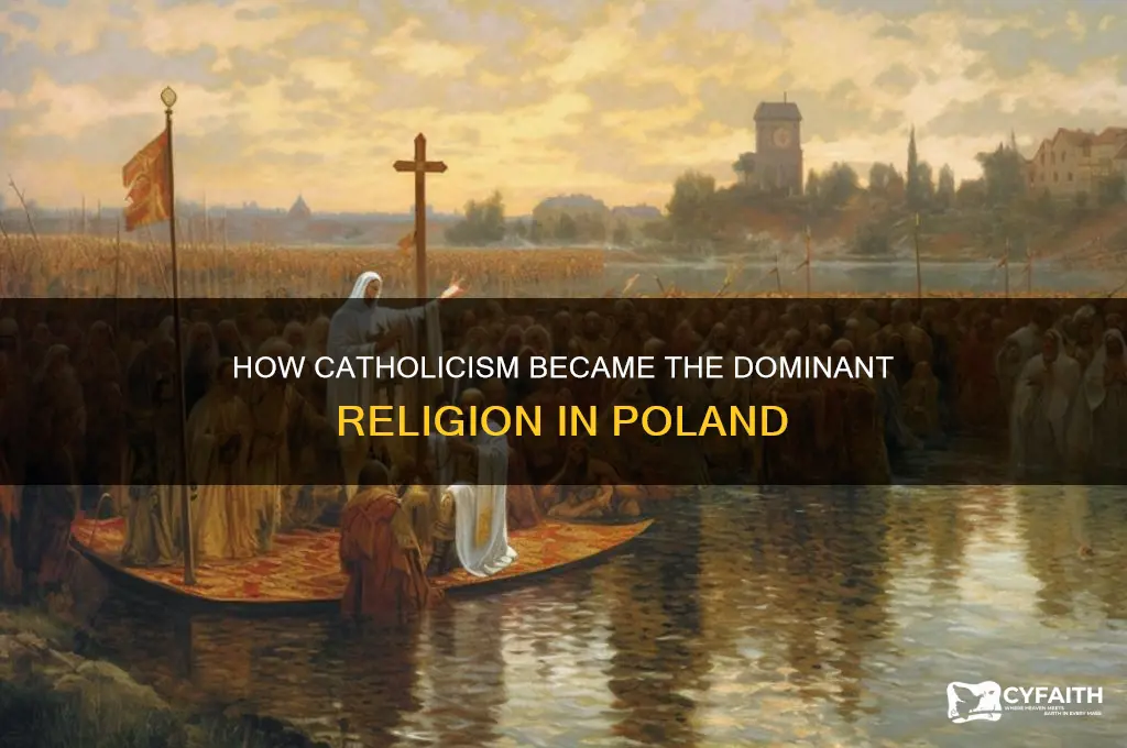 when did those in poland become catholic