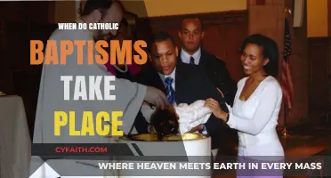 Catholic Baptisms: When and Where They Take Place