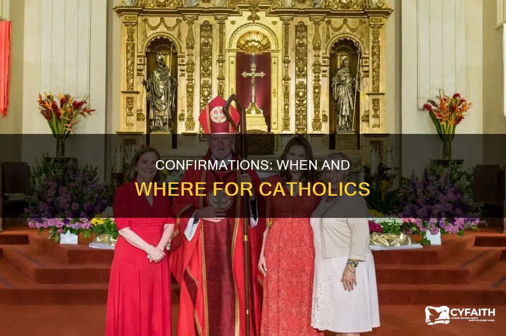 when do catholic confirmations take place