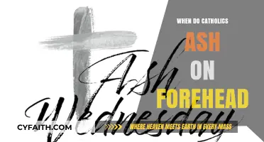 Ash Wednesday: Catholics Mark Foreheads with Ashes