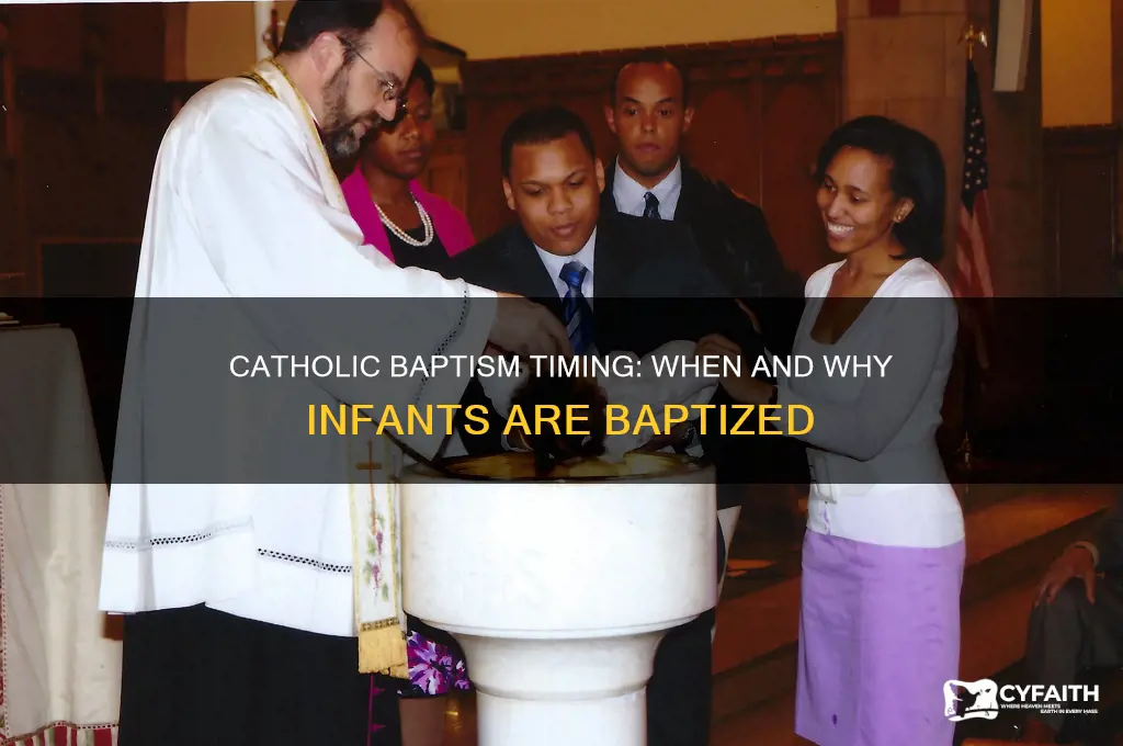 when do catholics baptise