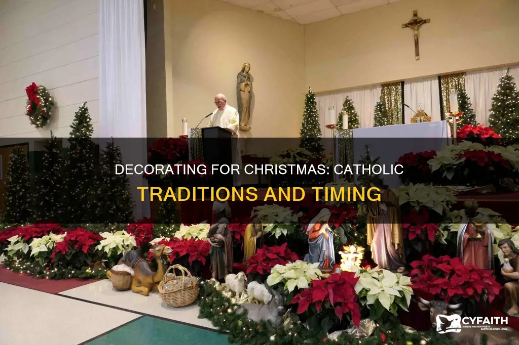 when do catholics decorate for christmas