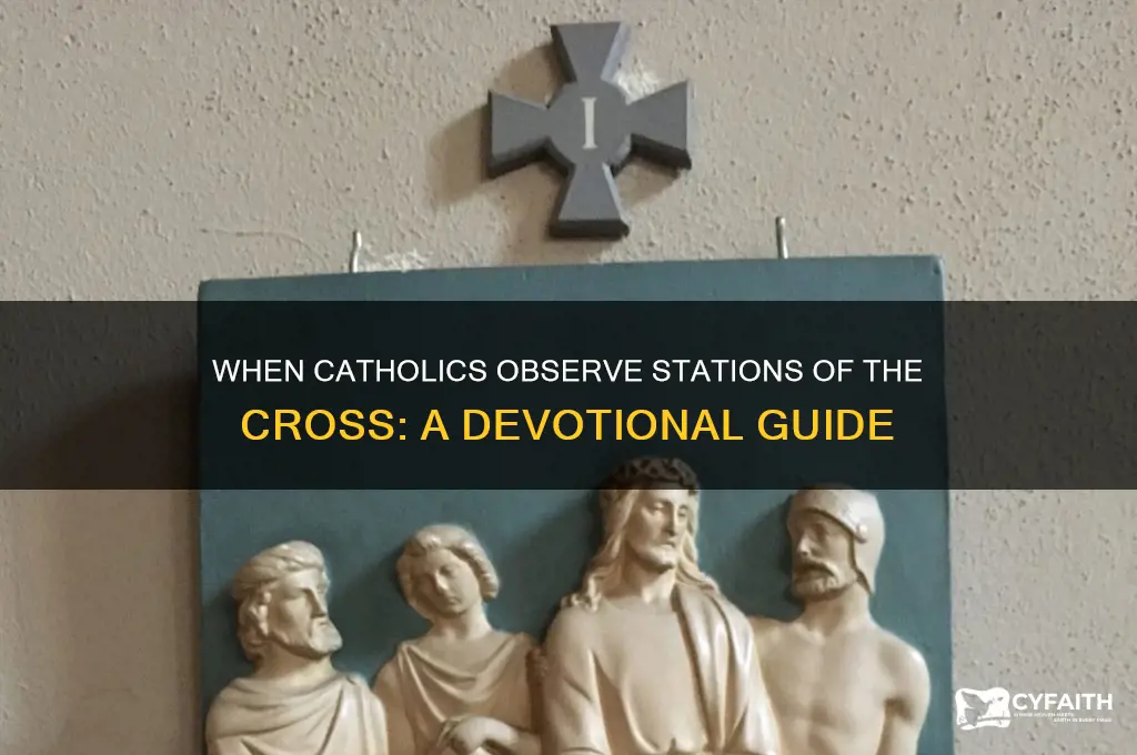 when do catholics do the stations of the cross
