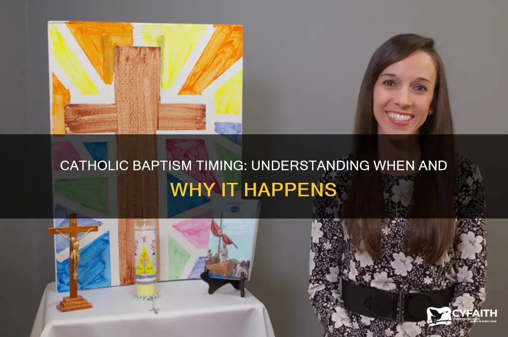 when do catholics get baptized