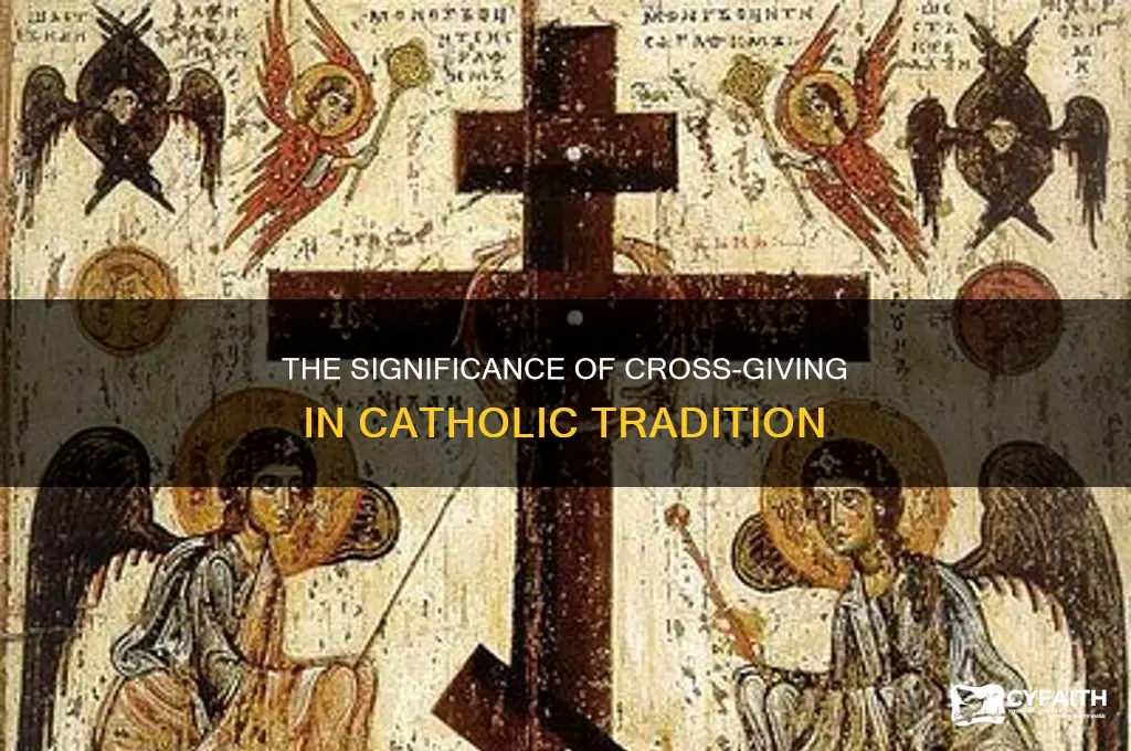 when do catholics gice a cross