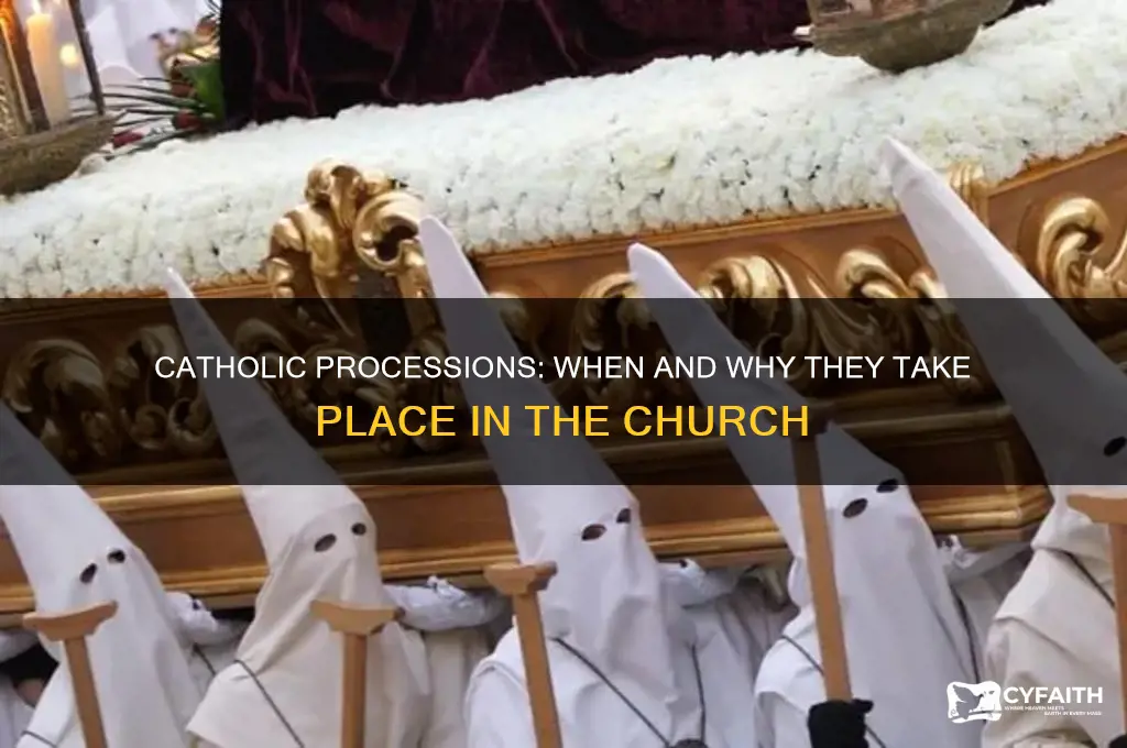 when do catholics have processions