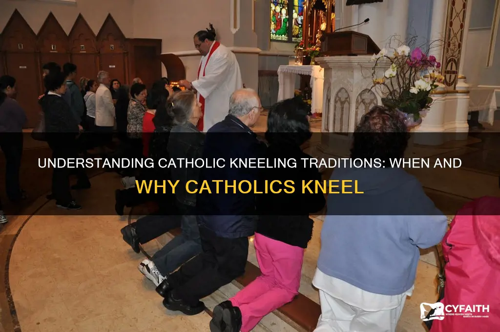 when do catholics kneel