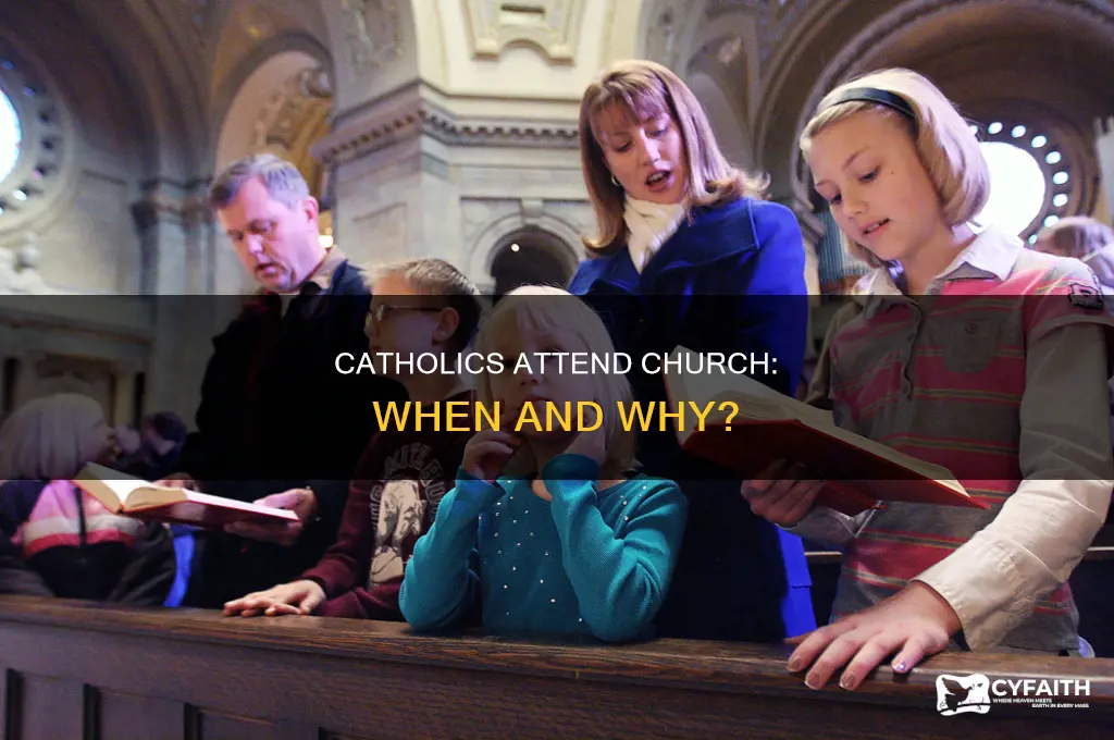 when do catholics people go to chruch