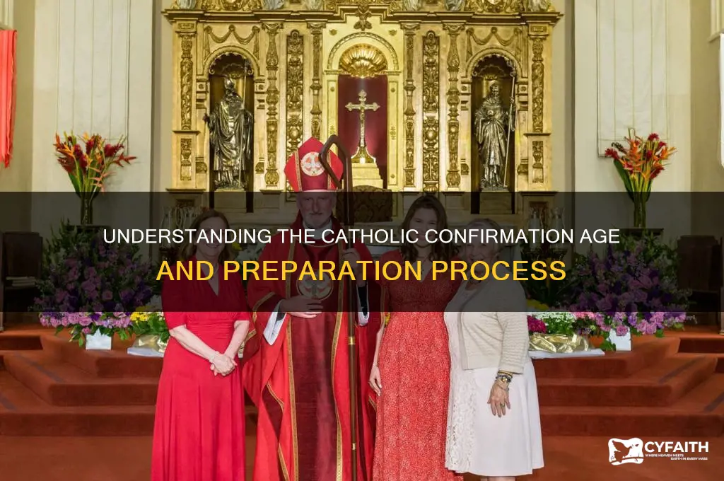 when do catholics receive comfirmation