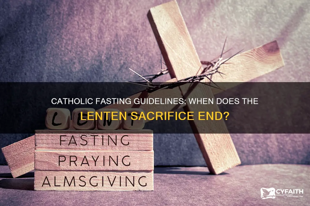 when do catholics stop fasting
