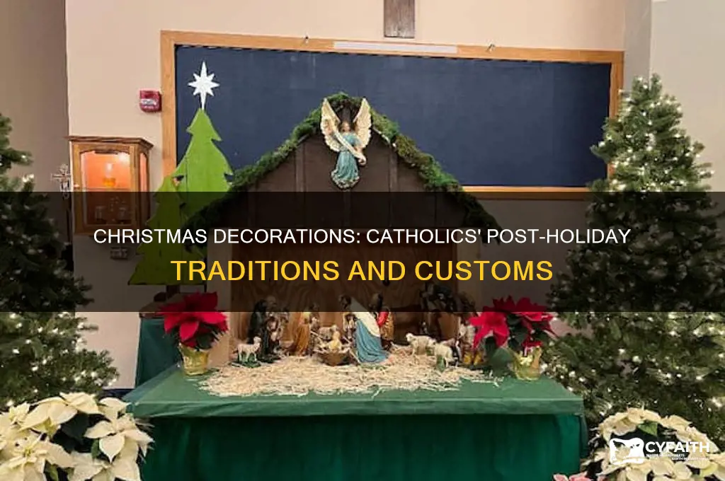 when do catholics take christmas down