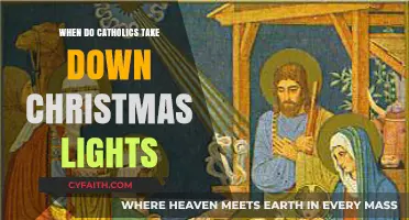Taking Down Christmas Lights: Catholic Traditions Explained