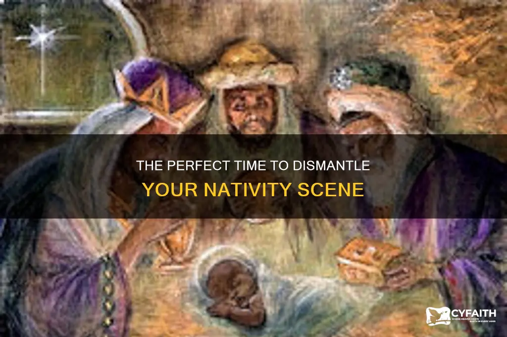 when do catholics take down the nativity